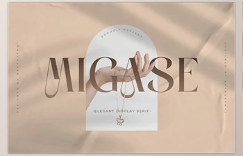 Download Migase – Elegant Modern Display Serif <span class='badge badge-warning'>Font</span> (Creative Market 291681348)