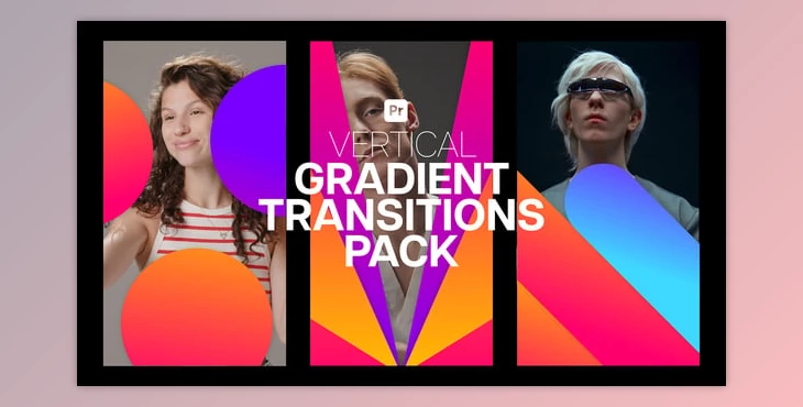 Download Vertical Gradient Transitions Pack for Premiere Pro (Videohive 59361446)