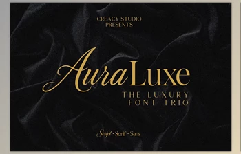 Download Auraluxe The Luxury <span class='badge badge-warning'>Font</span> Trio (Creative Market 291776930)