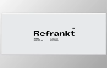 MyFonts - Download Refrankt Sans <span class='badge badge-warning'>Font</span> Family 19xOTF