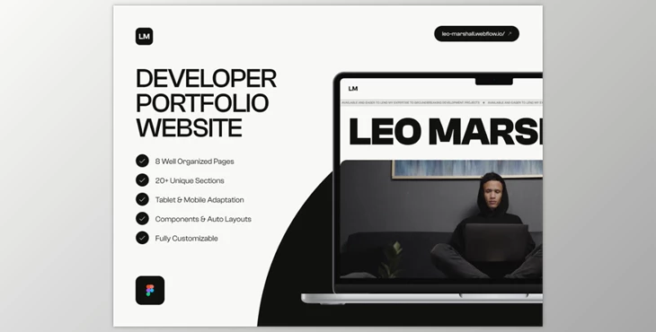 UI8 - Download Leo Marshall - Developer Portfolio Website