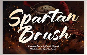 Download Spartan <span class='badge badge-warning'>Brush</span> - <span class='badge badge-warning'>Brush</span> Font (Creative Market 291775570)