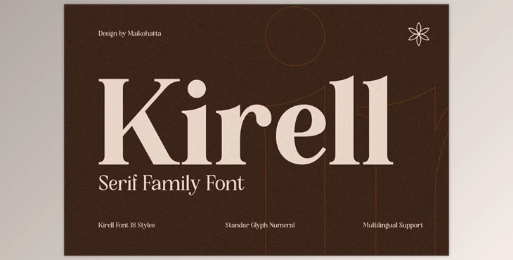 Download Kirell - Elegant Serif Family (Creative Market 291780613)