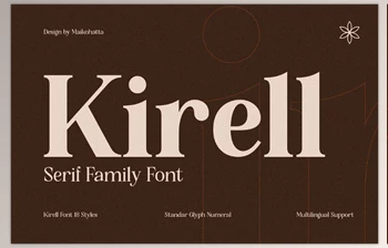 Download Kirell - Elegant Serif Family (Creative <span class='badge badge-warning'>Market</span> 291780613)