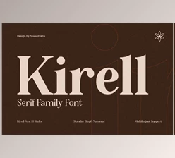 Download Kirell - Elegant Serif Family (Creative Market 291780613)