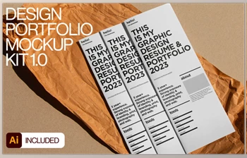 Gumroad - Download Design Portfolio Mockup <span class='badge badge-warning'>Kit</span> 1.0