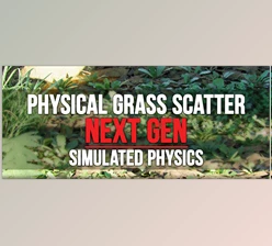 Blender - Download Physical Grass Scatter And Draw : Real-Time Physics v1.2