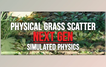 Blender - Download Physical Grass <span class='badge badge-warning'>Scatter</span> And Draw : Real-Time Physics v1.2