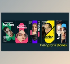 Download Colorful Instagram Stories Pack - After Effects & Premiere Pro MOGRT (Videohive 59321008)