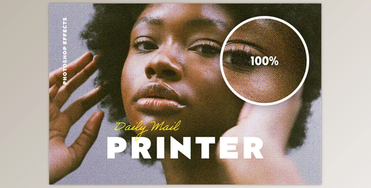 Pixelbuddha - Download Daily Mail Printer Photoshop Effects