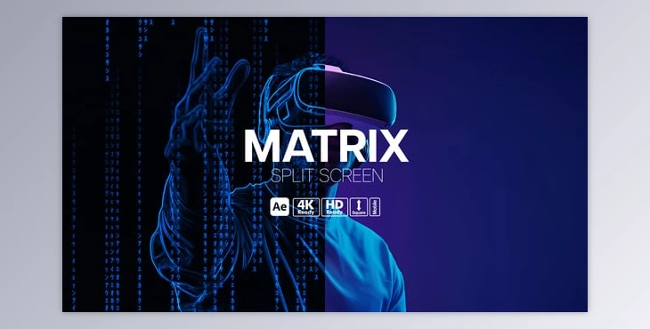Download Matrix Split Screen (Videohive 59413993) - AE Project