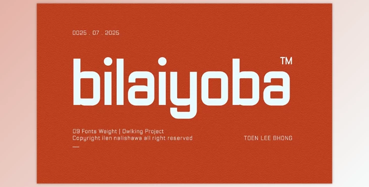 Download Bilaiyoba Font (Creative Market 291672896)