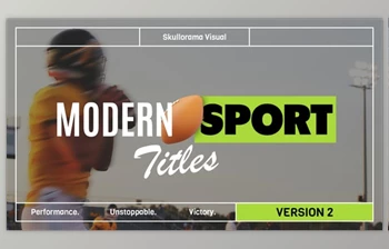 Download Modern Sport Titles <span class='badge badge-warning'>V2</span> (Videohive 59400018) - AE Project