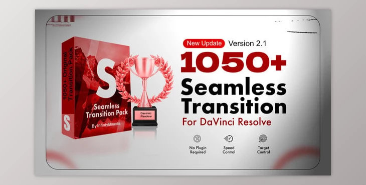Download 1050+ Transition Pack - DaVinci Resolve (Videohive 55055973)