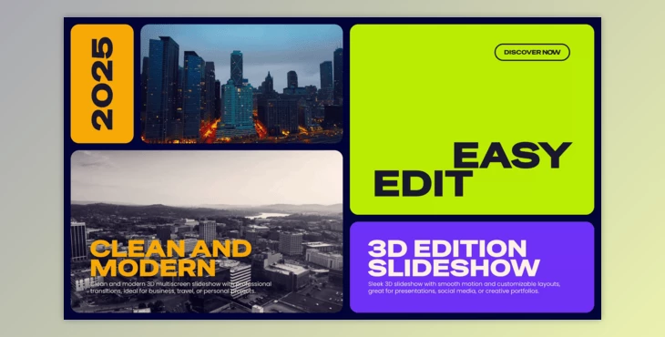 Download Creative Multiscreen Slideshow (Videohive 59407939) - AE project