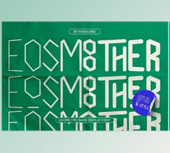 Download Eosmoother - Geometric Sans Display (Creative Market 291660801)