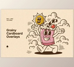 Pixelbuddha - Download Grainy Cardboard Overlay Textures 5315