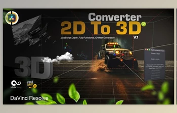 Download Convert 2D to <span class='badge badge-warning'>3D</span> Image | One Click DaVinci Resolve (Videohive 57861505)