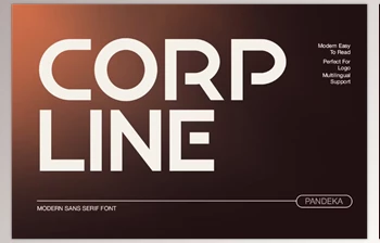 Download Corpline - Futuristic <span class='badge badge-warning'>Techno</span> Sans (Creative Market 291585044)