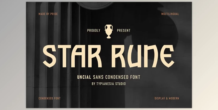 Download Star Rune - Uncial Sans (Creative Market 291592443)