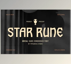 Download Star Rune - Uncial Sans (Creative Market 291592443)