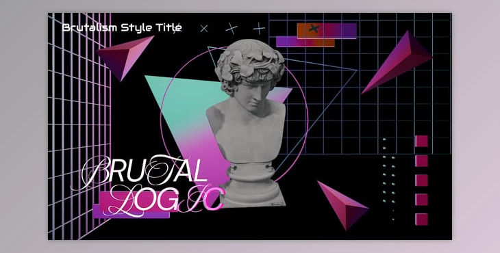 Download Brutalism Style Title (Videohive 59417369) - AE Project