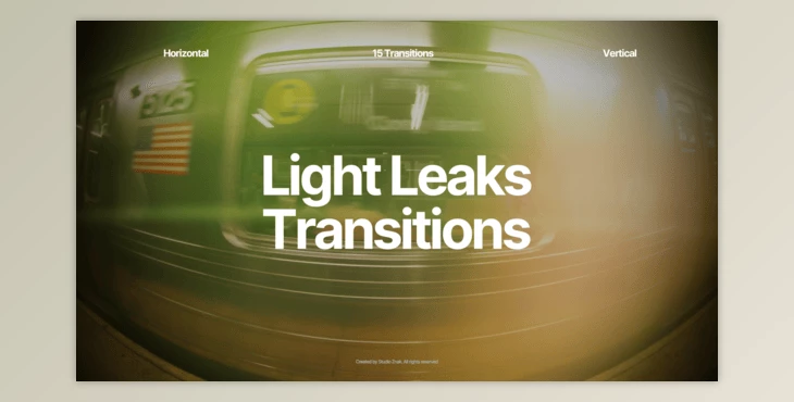 Download Light Leaks Transitions (Videohive 59436273) - PR Project
