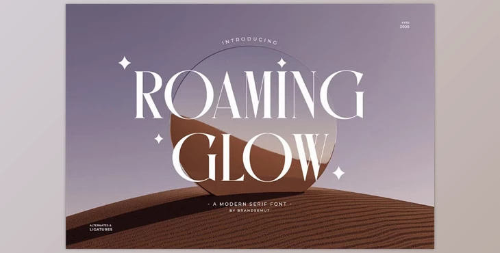 Download Roaming Glow – Elegant Modern Serif (Creative Market 291681332)