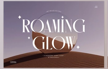 Download Roaming Glow – Elegant Modern Serif (Creative <span class='badge badge-warning'>Market</span> 291681332)