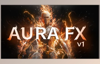<span class='badge badge-warning'>Blender</span> - Download Realtime Aura Fx Pack v1
