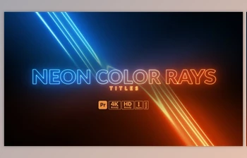 Download Neon <span class='badge badge-warning'>Color</span> Rays Titles for Premiere Pro (Videohive 59484484)