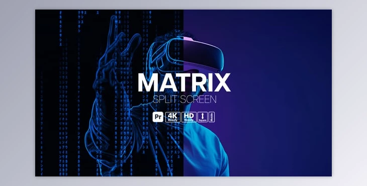 Download Matrix Split Screen for Premiere Pro (Videohive 59414001)