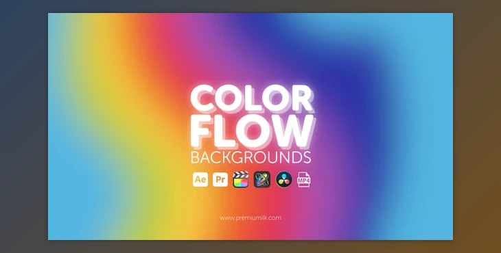 Download Color Flow Backgrounds (Videohive 59414213) - AE Project