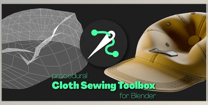 Blender - Download Procedural Cloth Sewing Toolbox v0.35