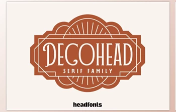 Download DECOHEAD Serif Elegant Art Deco <span class='badge badge-warning'>Font</span> (Creative Market 291803123)