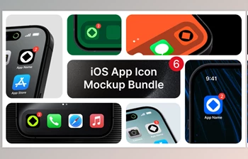 Gumroad - Download Lucas <span class='badge badge-warning'>Fields</span> - iOS App Icon Mockup Bundle