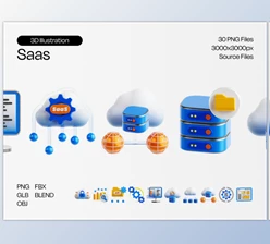 UI8 - Download Saas 3D Illustration