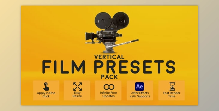 Download Vertical Film Presets Pack (Videohive 59519469) - AE Project