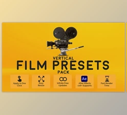 Download Vertical Film Presets Pack (Videohive 59519469) - AE Project