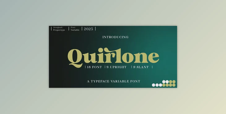 MyFonts - Download Quirlone Font Family 20xOTF