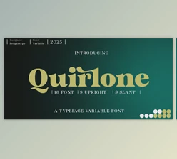 MyFonts - Download Quirlone Font Family 20xOTF