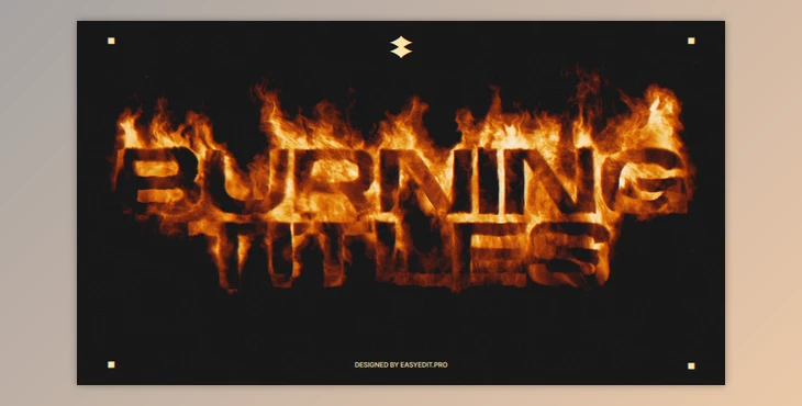 Download Burning Titles (Videohive 59567754) - AE Project
