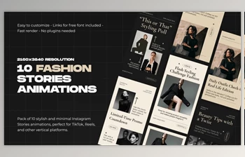 Download Fashion Stories for Premiere <span class='badge badge-warning'>Pro</span> (Videohive 59533469)