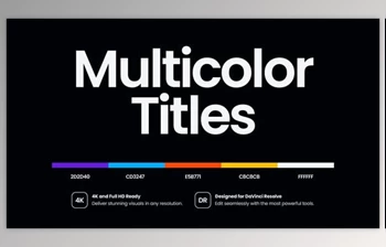 Download Multicolor <span class='badge badge-warning'>Titles</span> | DR (<span class='badge badge-warning'>Videohive</span> 59600588)