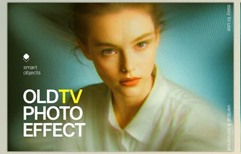 Download <span class='badge badge-warning'>Old</span> Tv Photo Effect (Creative Market 291717361)