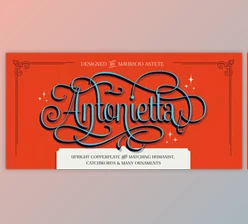 MyFonts - Download Antonietta Font Family 7xOTF