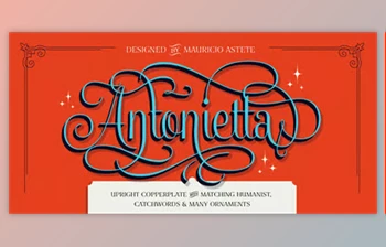 MyFonts - Download Antonietta <span class='badge badge-warning'>Font</span> Family 7xOTF