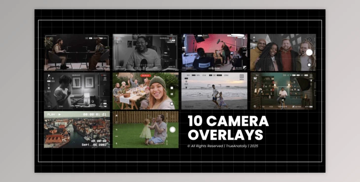 Download Camera Overlays (Videohive 59550968) - PR Project