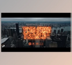 Download Fire Trailer Titles (Videohive 59622088) - AE Project