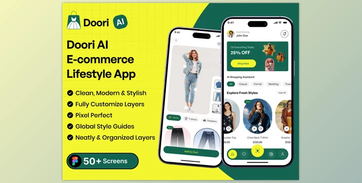 UI8 - Download Doori AI E-commerce Lifestyle App